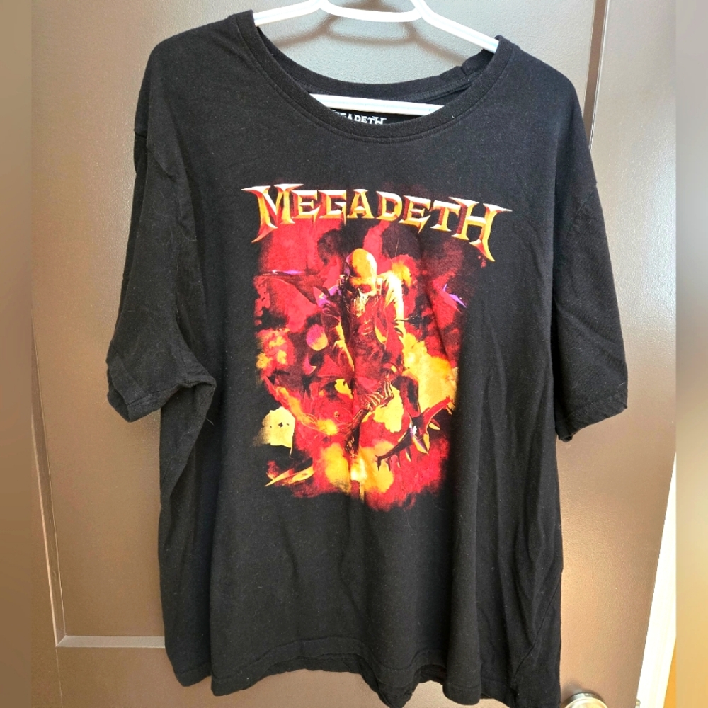 Megadeth Black Graphic T-Shirt 3xl